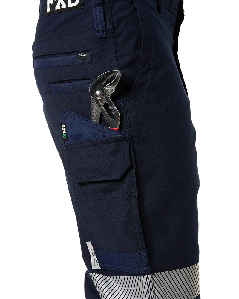 Tradies WP-3T Taped Stretch Pants Value Pack - Navy - Image 7