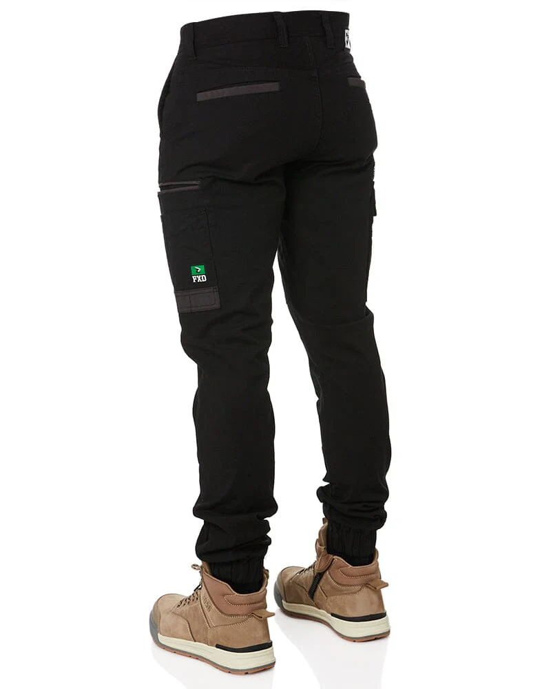 Tradies WP-4 Stretch Cuffed Work Pants 5 Value Pack - Black - Image 4