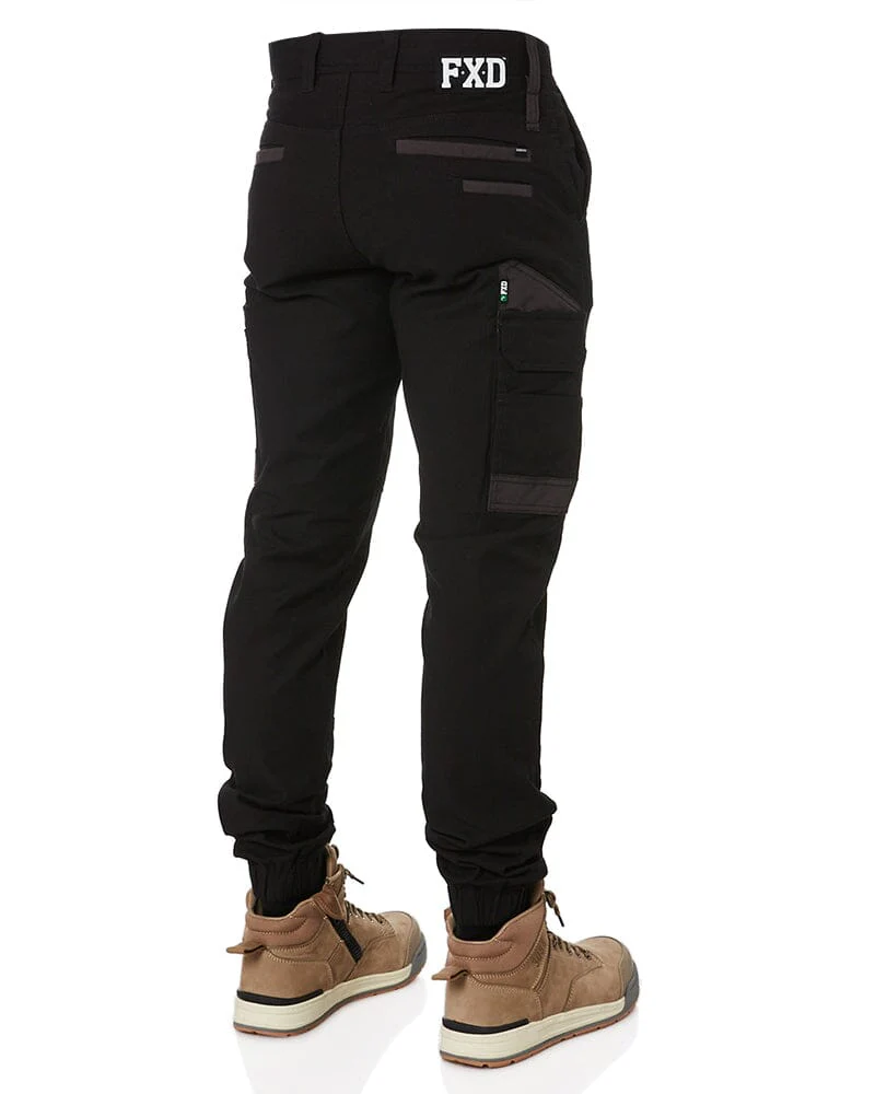 Tradies WP-4 Stretch Cuffed Work Pants 5 Value Pack - Black - Image 5