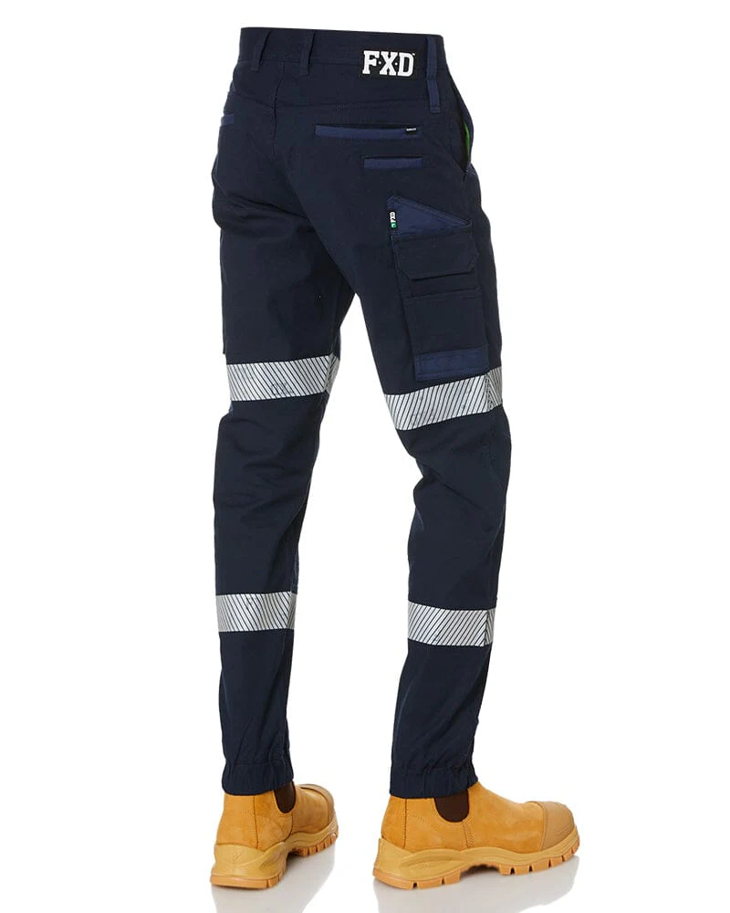 Tradies WP-4T Cuffed Taped Pant Twin Value Pack - Navy - Image 4