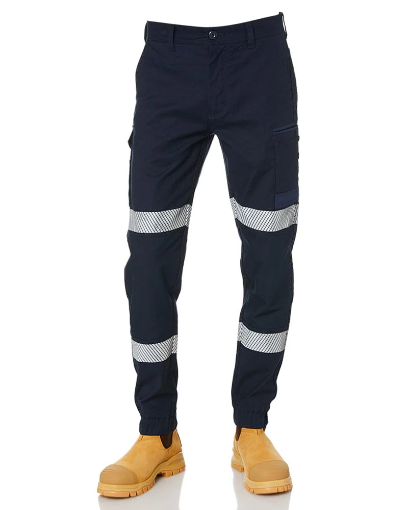 Tradies WP-4T Cuffed Taped Pants 4 Value Pack - Navy - Image 2