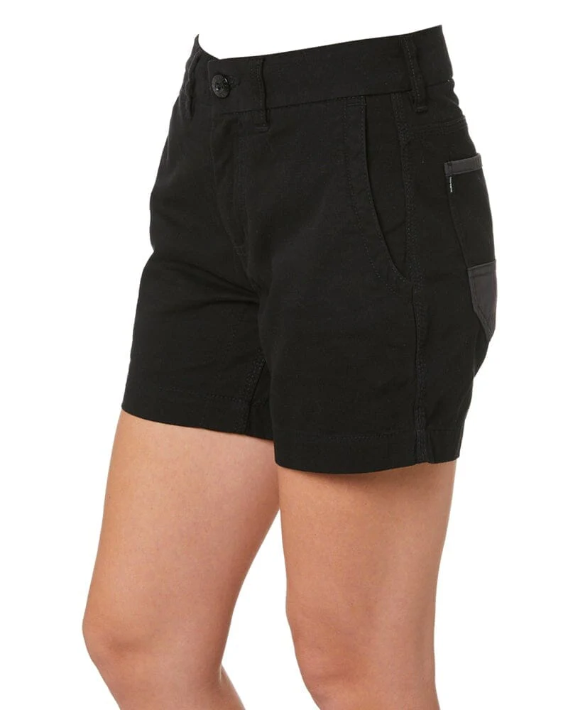 Tradies WS-2W Womens Work Shorts Value Pack - Black - Image 3