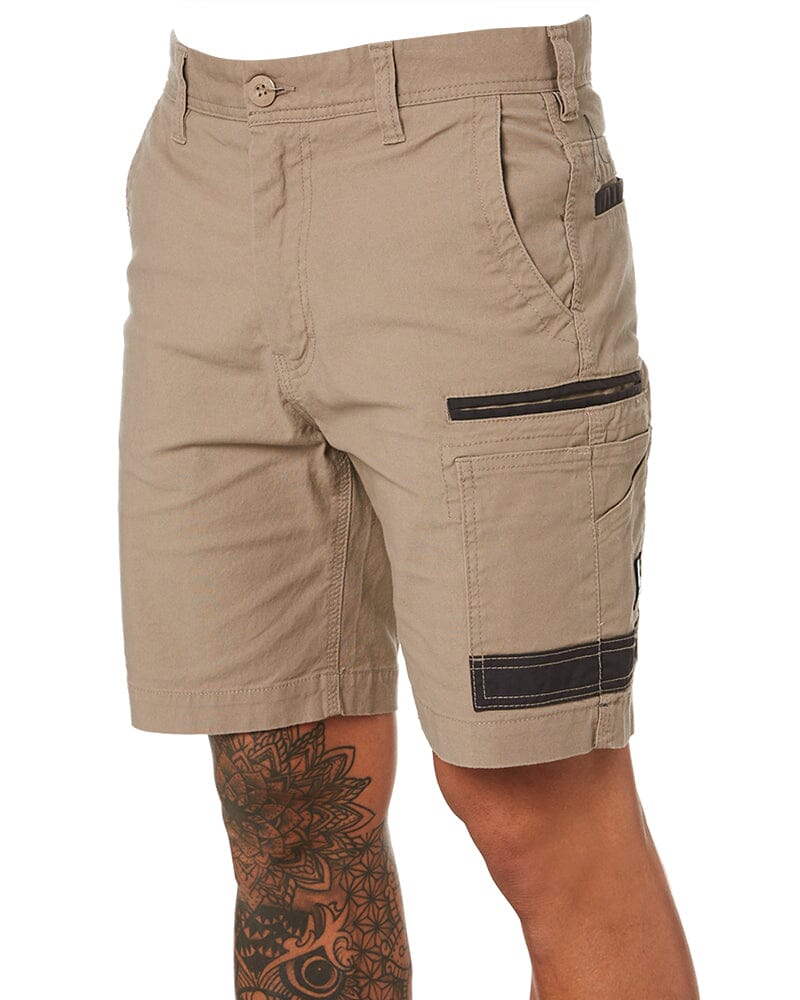 Tradies WS-3 Stretch Work Short 4 Value Pack - Khaki - Image 3