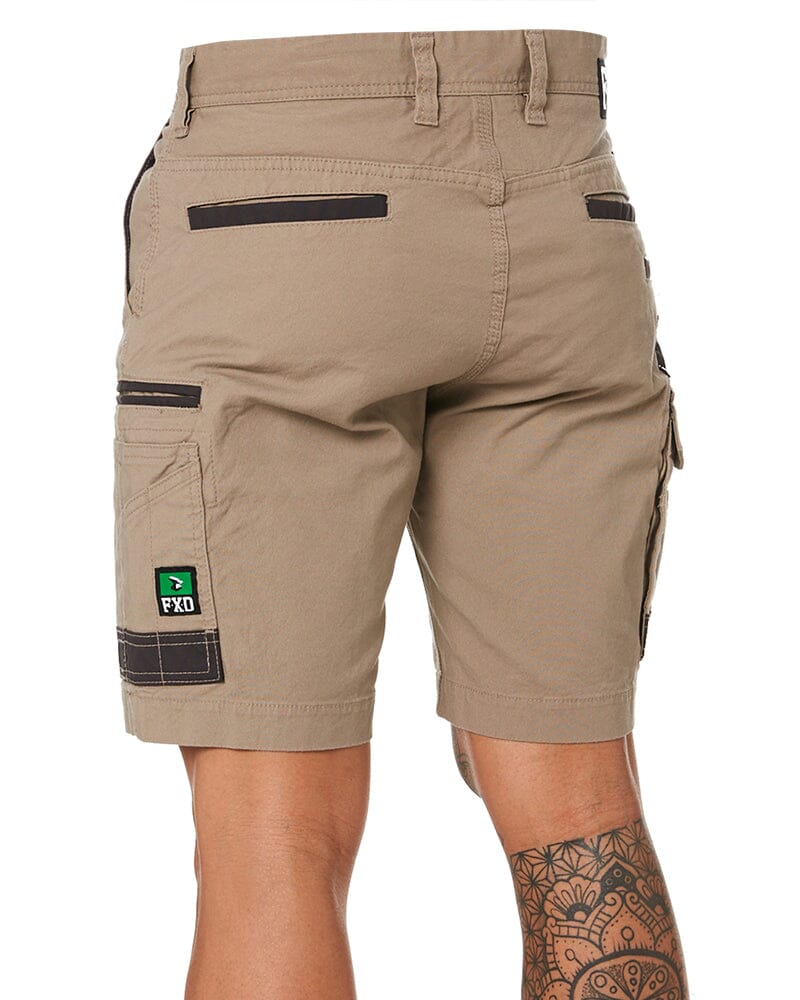 Tradies WS-3 Stretch Work Short 4 Value Pack - Khaki - Image 4