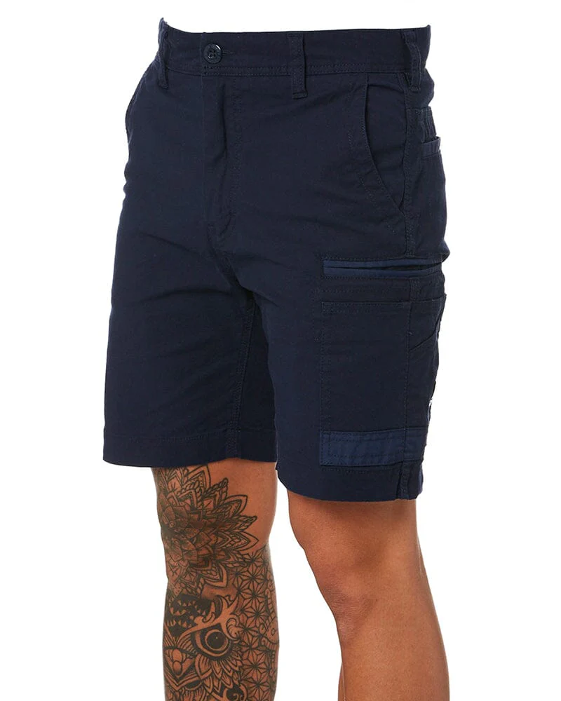 Tradies WS-3 Stretch Work Short 4 Value Pack - Navy - Image 3