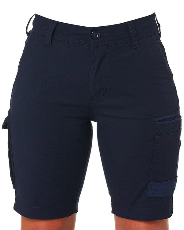 Tradies WS-3W Womens Stretch Work Shorts Value Pack - Navy - Image 2