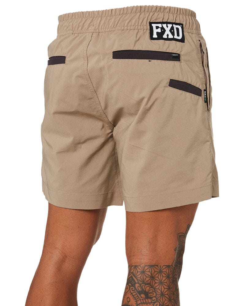 Tradies WS-4 Work Shorts 2 Value Pack - Khaki/Khaki - Image 5