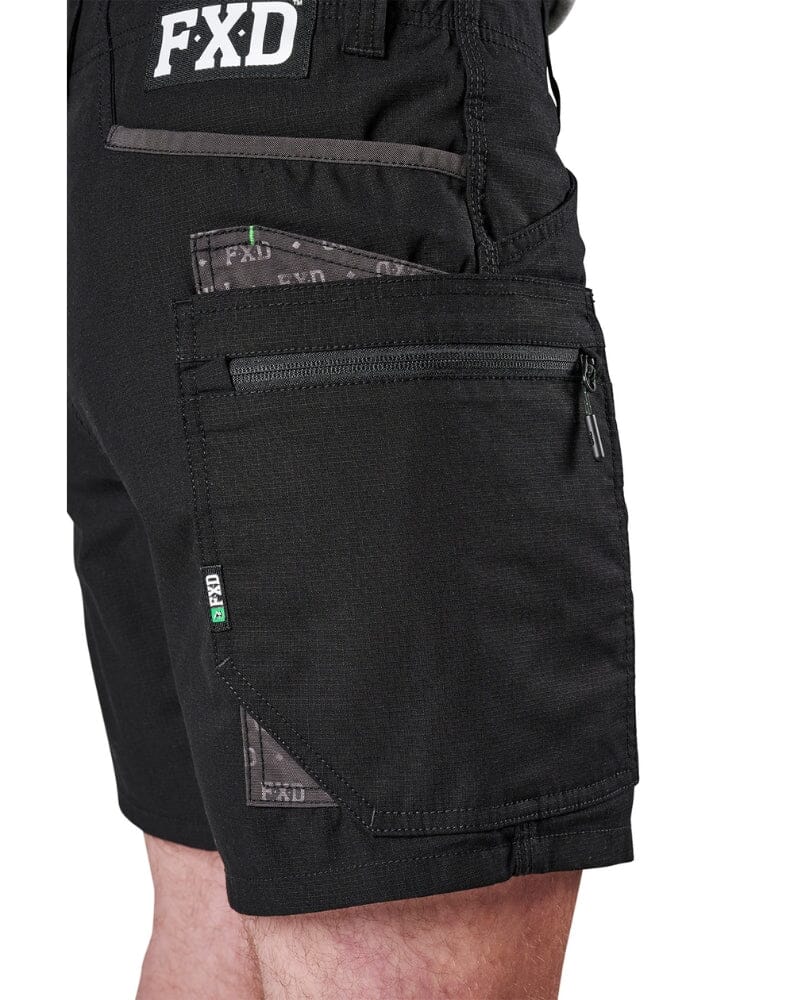 Tradies WS-6 Comfort Waist Stretch Cargo Short 2 Value Pack - Black/Black - Image 7