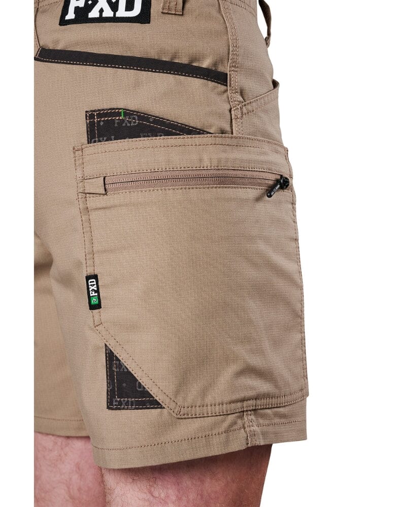 Tradies WS-6 Comfort Waist Stretch Cargo Short 2 Value Pack - Khaki/Khaki - Image 6