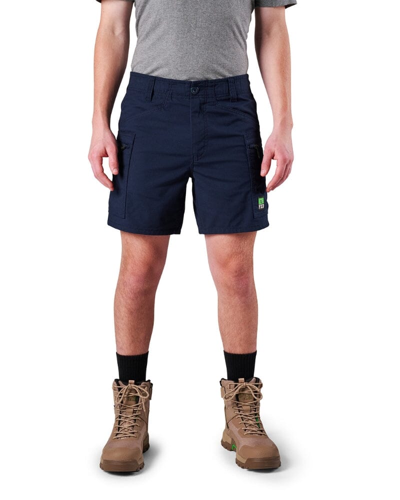 Tradies WS-6 Comfort Waist Stretch Cargo Short 2 Value Pack - Navy/Navy - Image 2