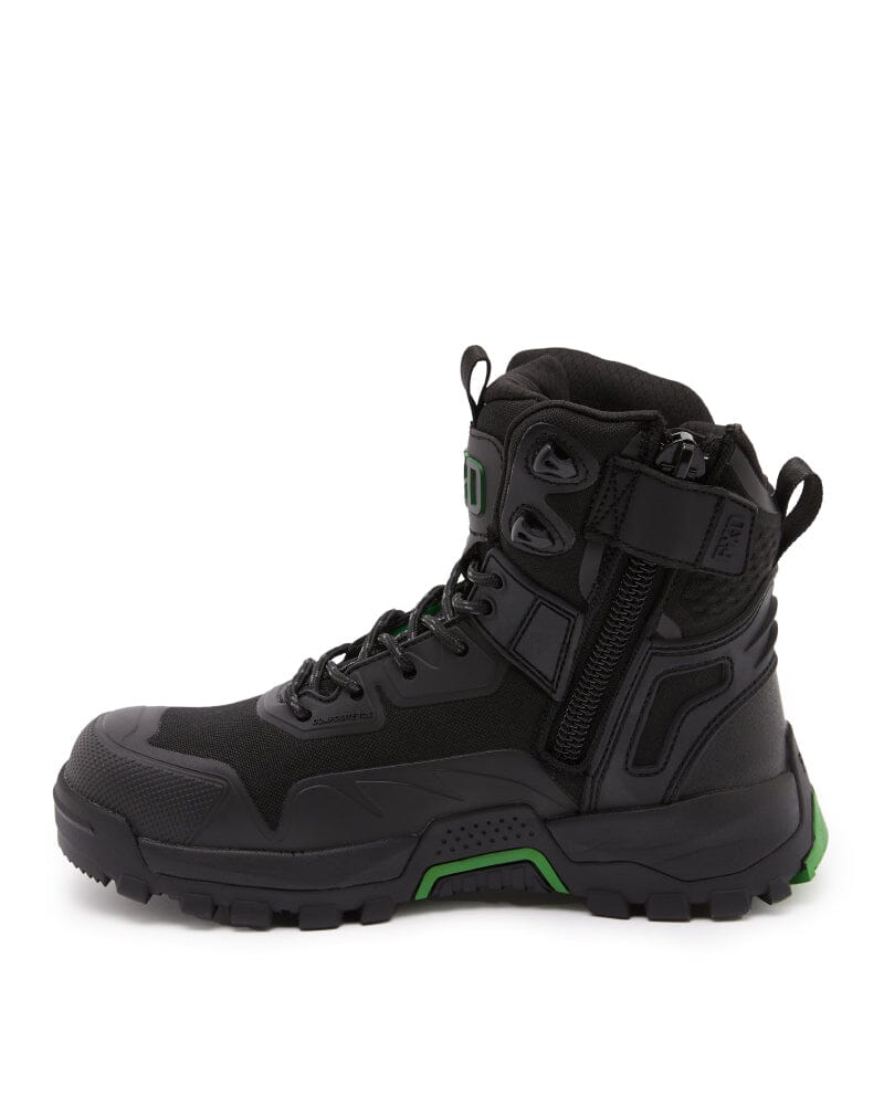 WB-5 High Cut Safety Boot - Black - Image 2