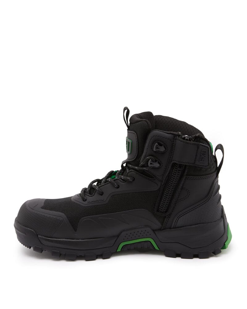 WB-6 Mid Cut Safety Boot - Black - Image 2