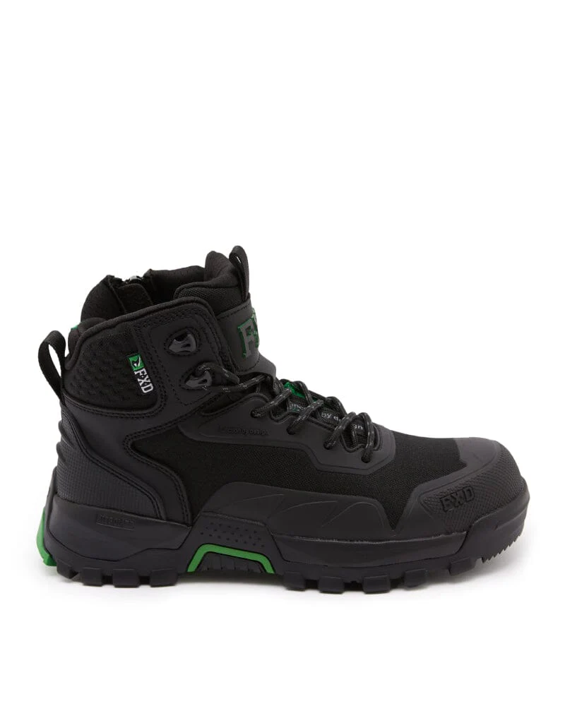 WB-6 Mid Cut Safety Boot - Black - Image 4