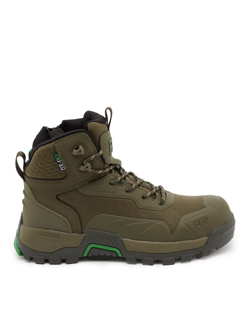 WB-6 Mid Cut Safety Boot - Military Green - Image 4