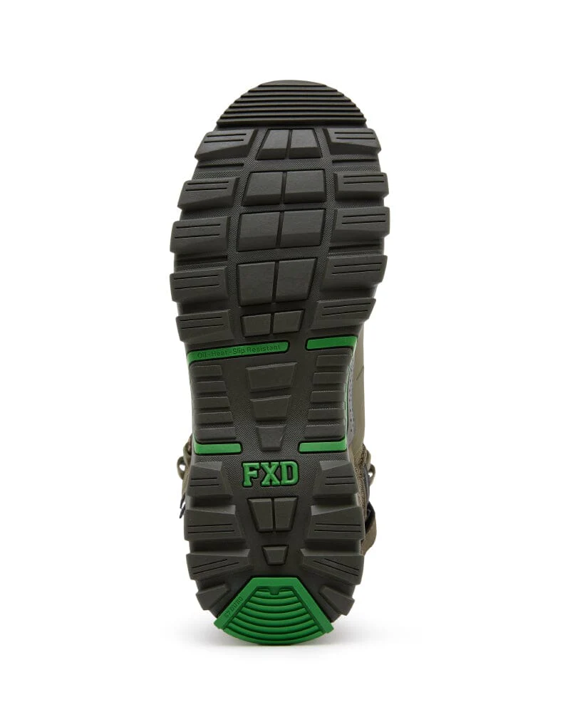 WB-6 Mid Cut Safety Boot - Military Green - Image 6