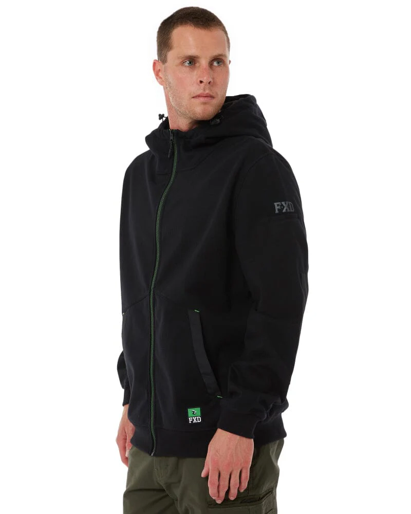 WF-3 Zip Thru Hoodie - Black - Image 3