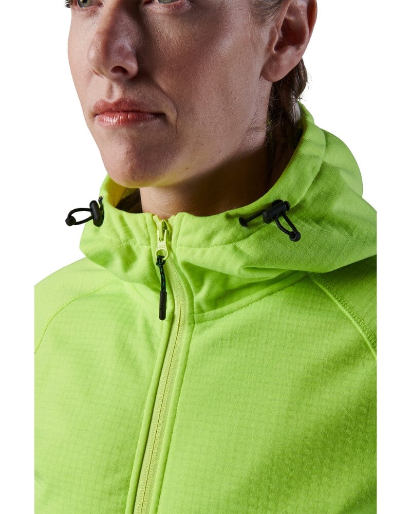 WF-3W Womens Hi Vis Zip Hoodie - Yellow - Image 6