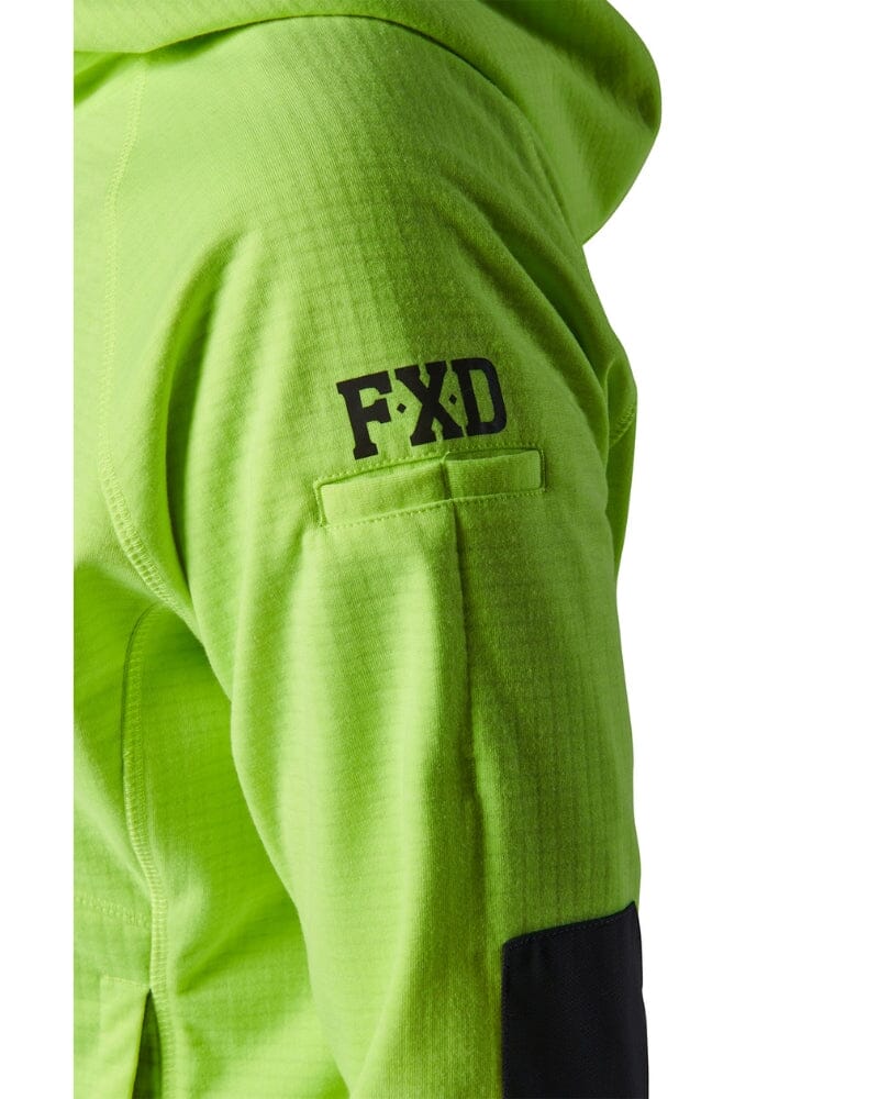 WF-3W Womens Hi Vis Zip Hoodie - Yellow - Image 7