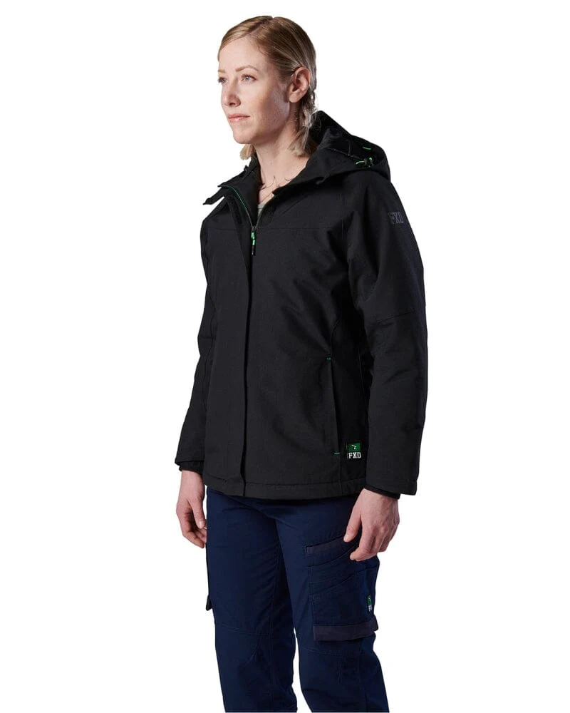 WO-1W Womens Waterproof Jacket - Black - Image 2
