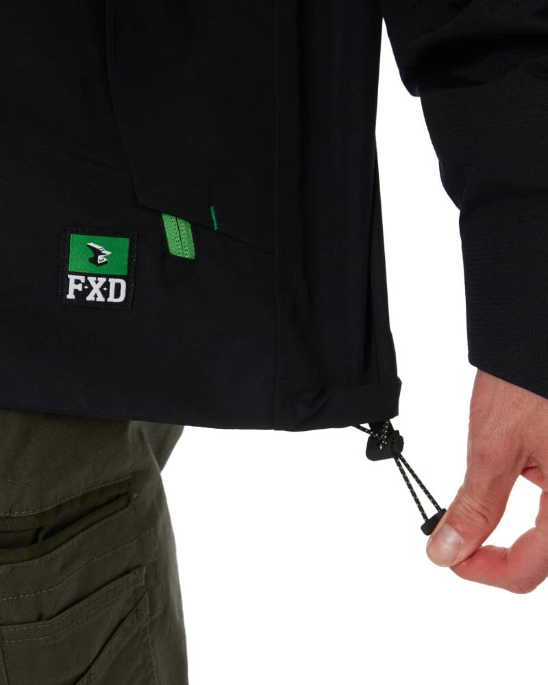 WO-2 Three Layer Waterproof Jacket - Black - Image 6