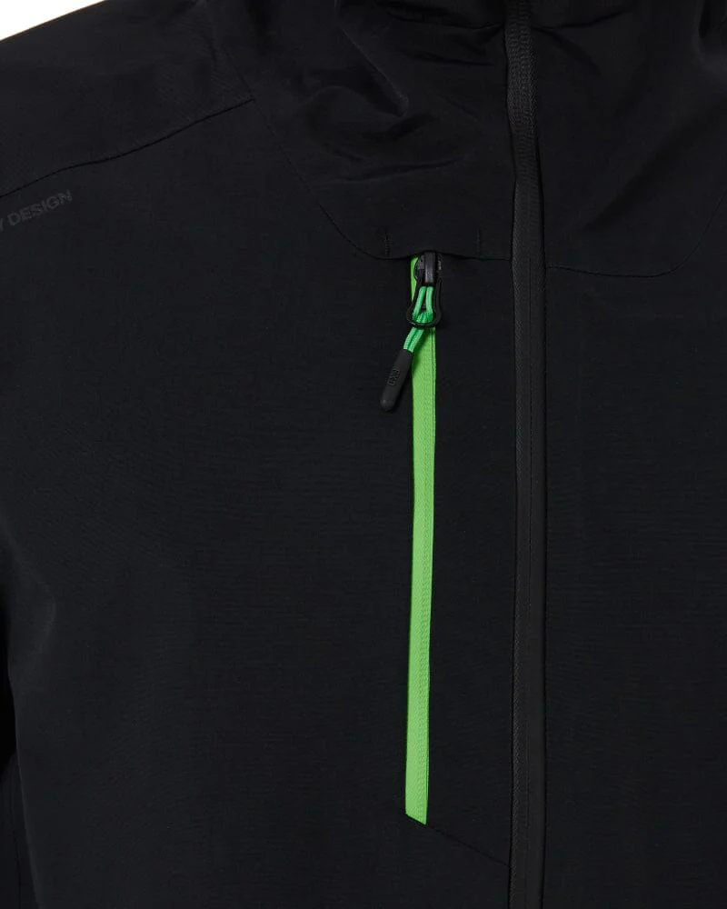 WO-2 Three Layer Waterproof Jacket - Black - Image 7
