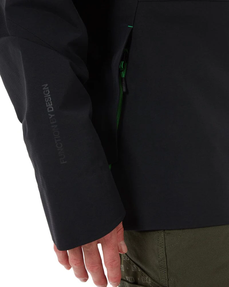 WO-2 Three Layer Waterproof Jacket - Black - Image 8