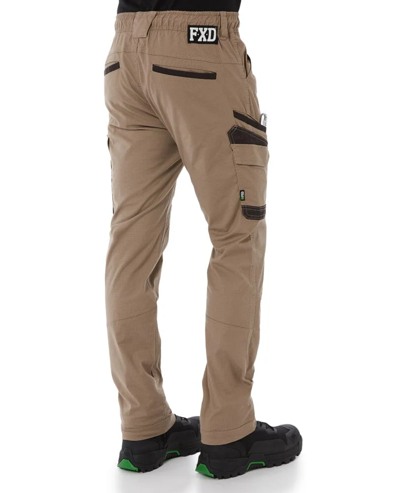 WP-12 Elastic Waist Stretch Ripstop Work Pant - Khaki - Image 5