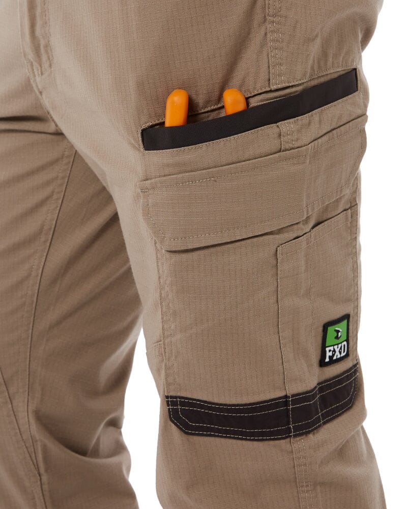 WP-12 Elastic Waist Stretch Ripstop Work Pant - Khaki - Image 7