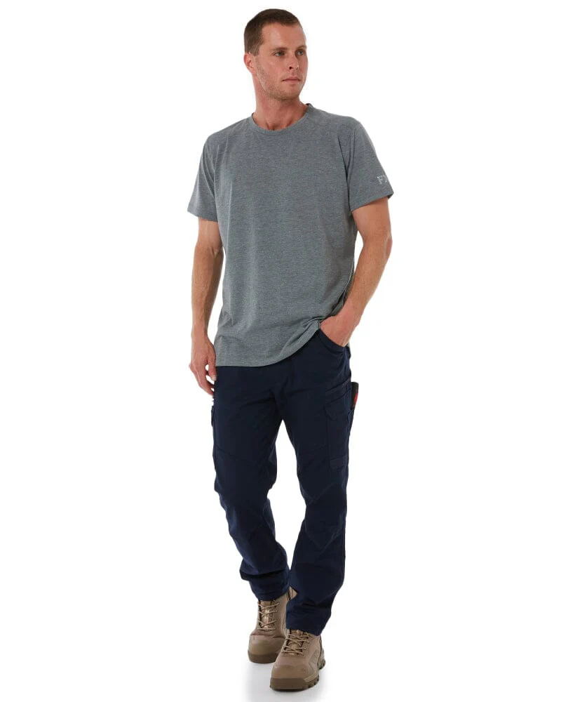 WP-12 Elastic Waist Stretch Ripstop Work Pant - Navy - Image 2