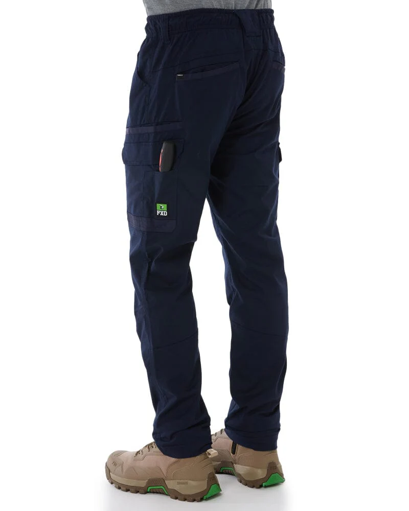 WP-12 Elastic Waist Stretch Ripstop Work Pant - Navy - Image 4