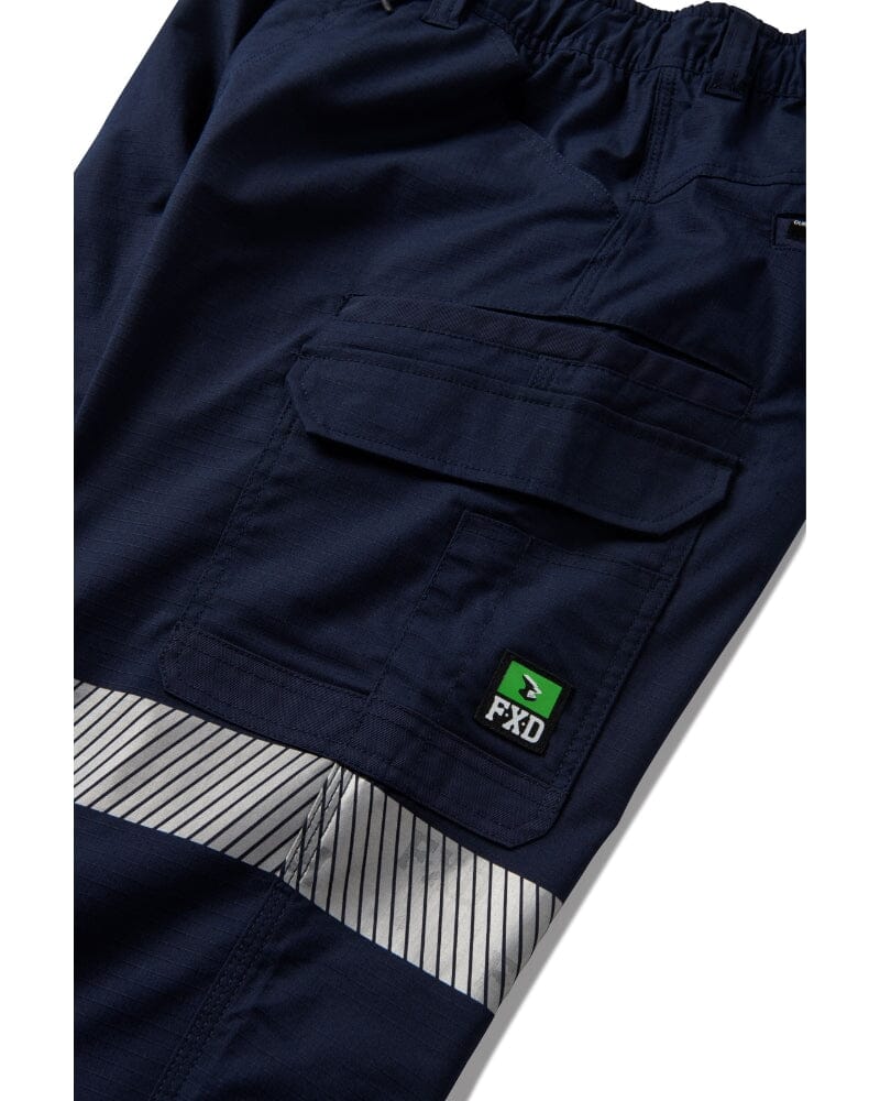WP-12CT Taped Cuffed Elastic Waist Stretch Ripstop Work Pant - Navy - Image 3