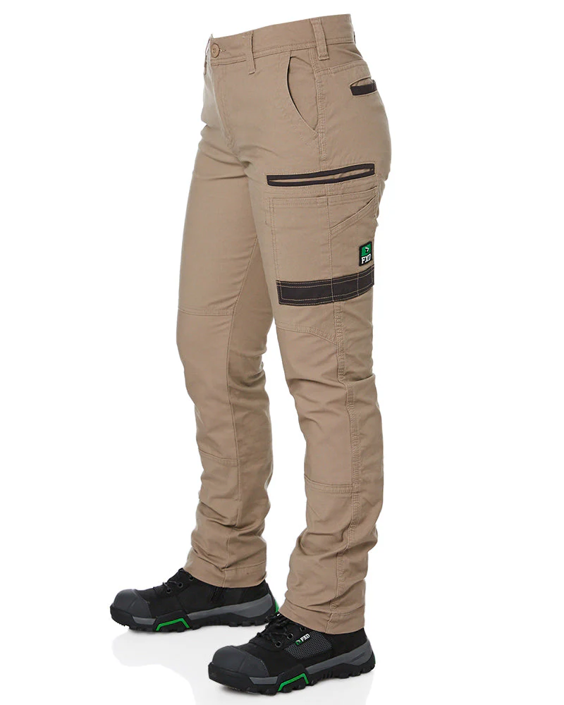 WP-3W Ladies Stretch Work Pants - Khaki - Image 3