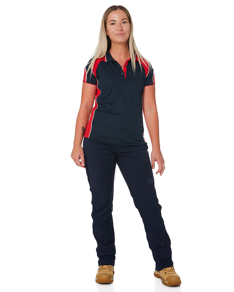WP-3W Ladies Stretch Work Pants - Navy - Image 2