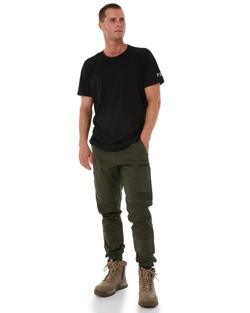 WP-4 Stretch Cuffed Work Pants - Green - Image 2