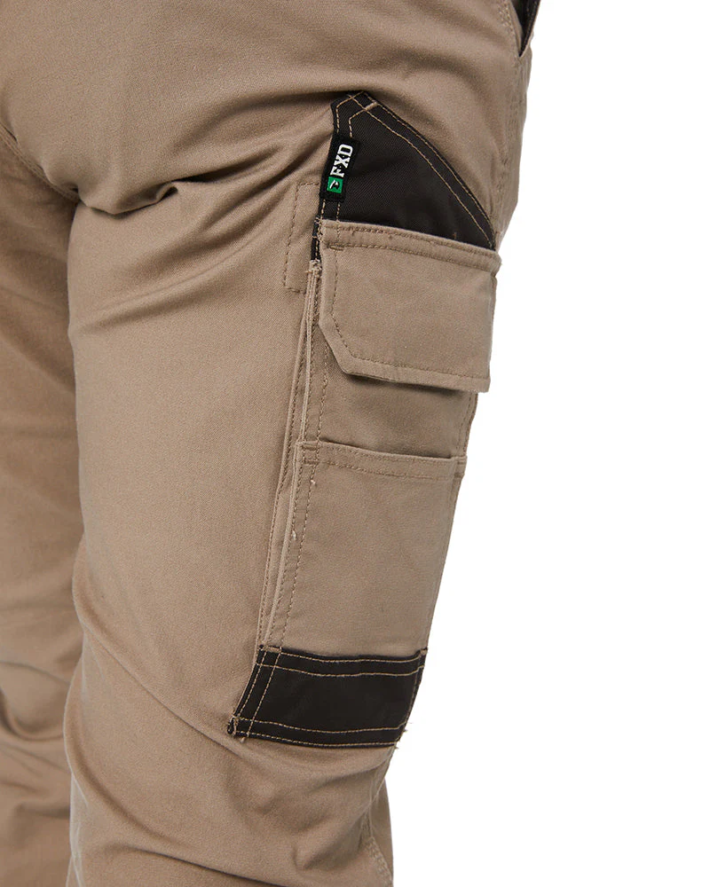 WP-4W Ladies Stretch Cuffed Work Pants - Khaki - Image 7