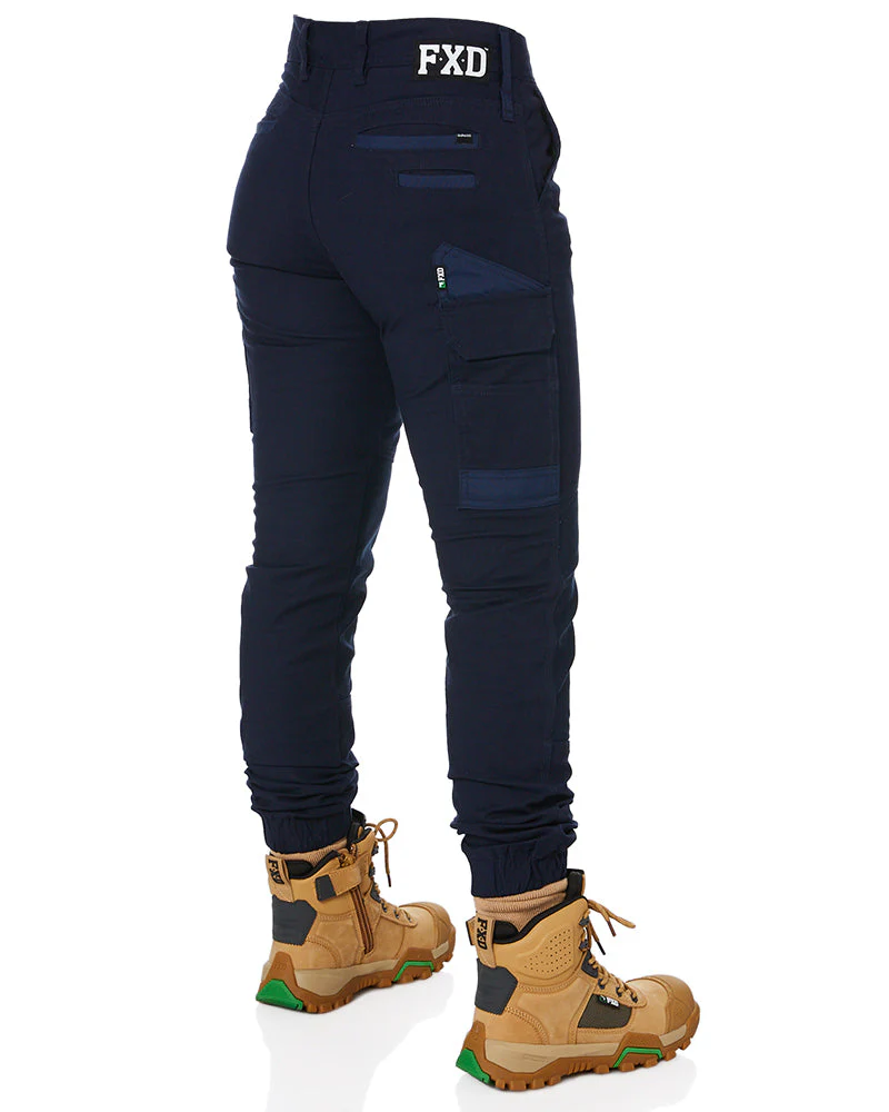 WP-4W Ladies Stretch Cuffed Work Pants - Navy - Image 5