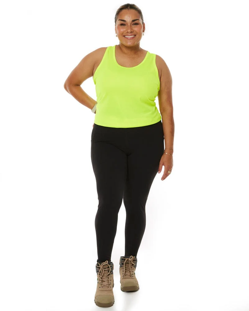 WP-9W Womens Work Legging - Black - Image 2