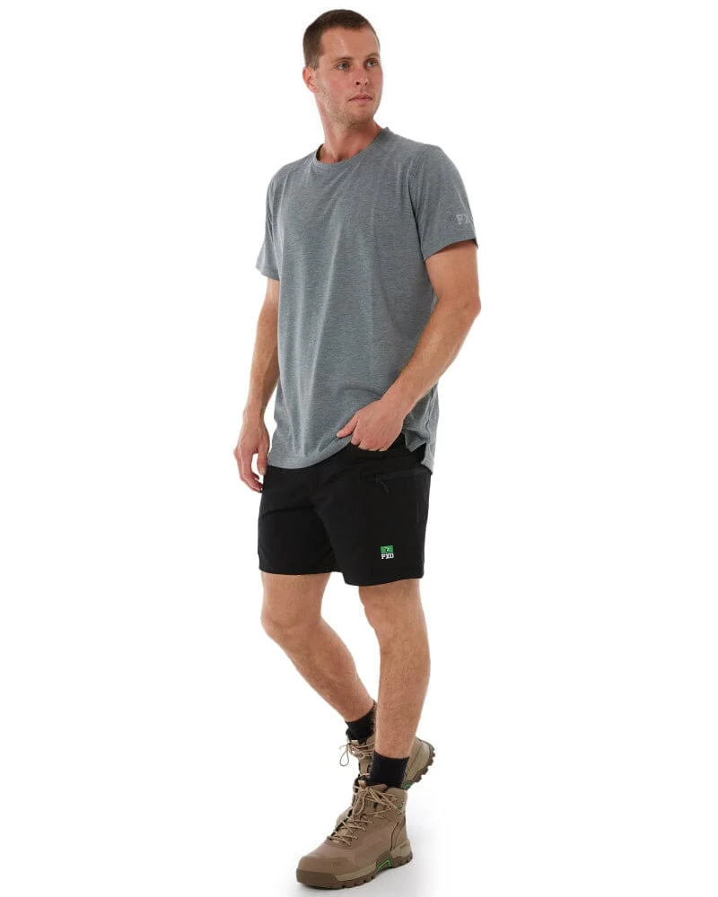 WS-6 Comfort Waist Stretch Cargo Short - Black - Image 2