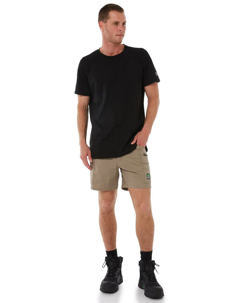WS-6 Comfort Waist Stretch Cargo Short - Khaki - Image 2