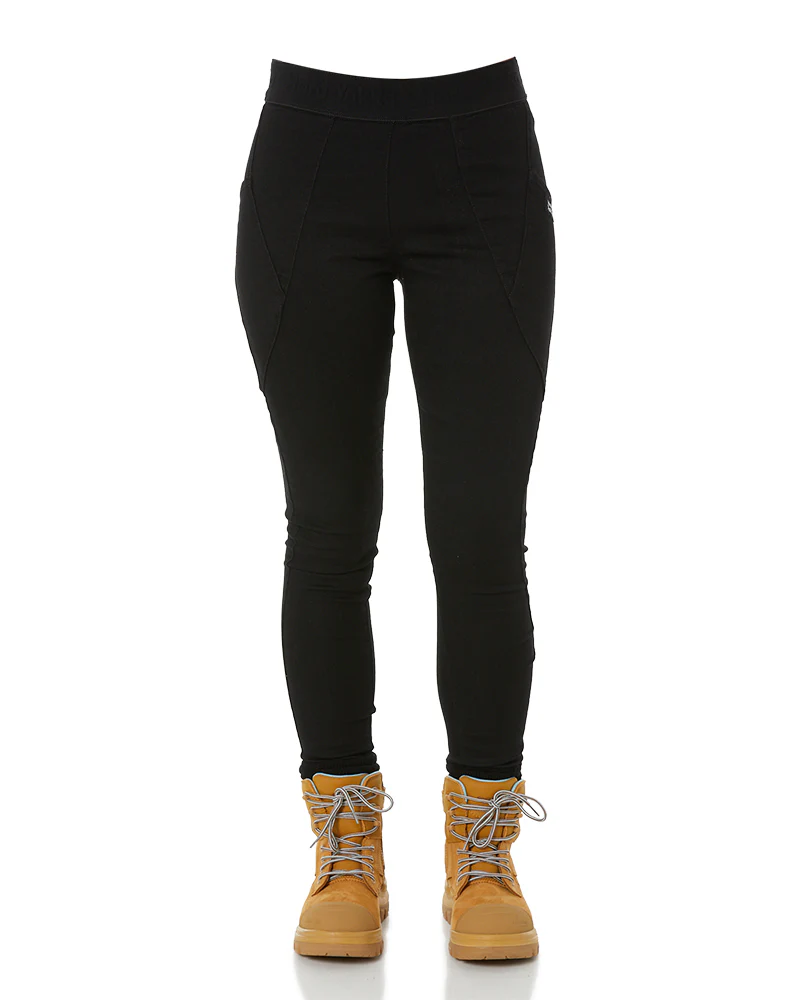 Womens Gladiator Jeggings - Black
