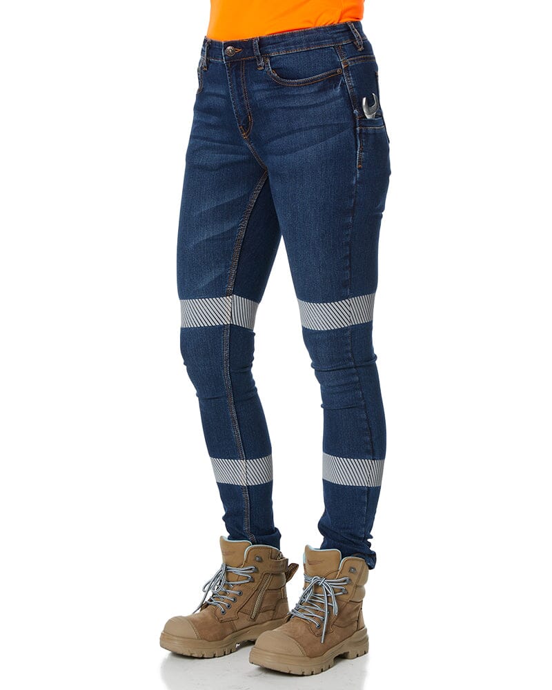 Womens Taped Jegging - Indigo - Image 3