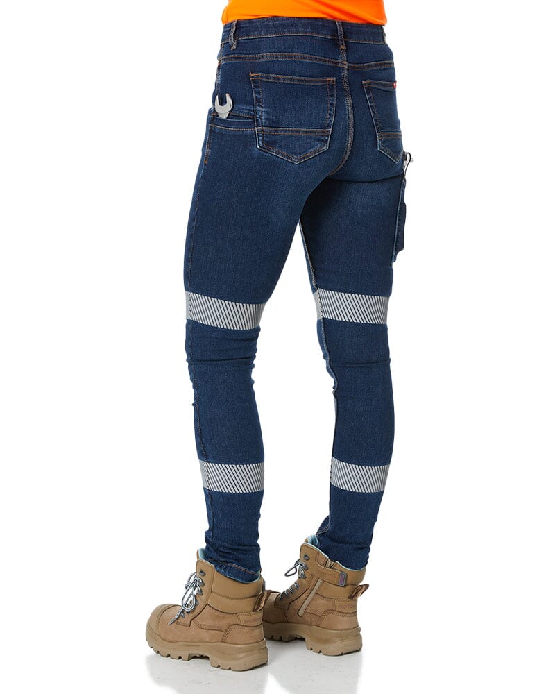 Womens Taped Jegging - Indigo - Image 4