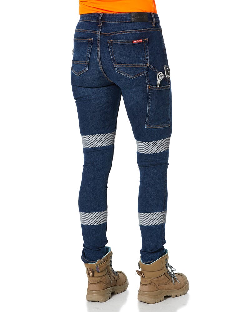 Womens Taped Jegging - Indigo - Image 5