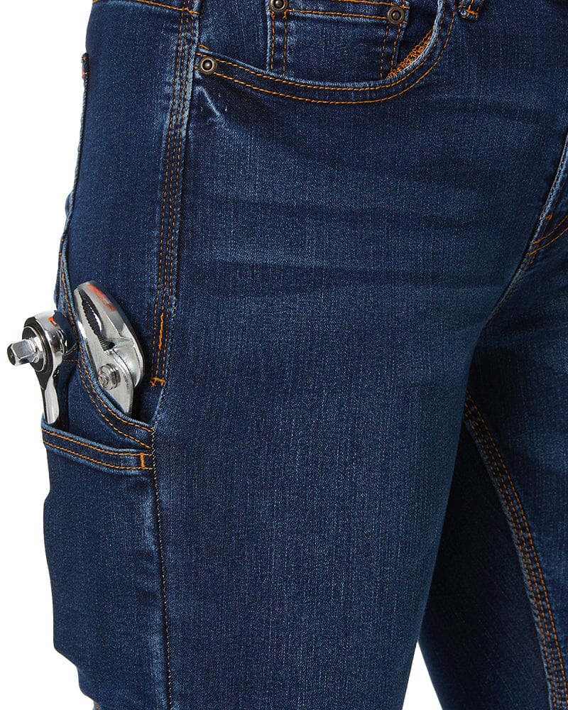 Womens Taped Jegging - Indigo - Image 7