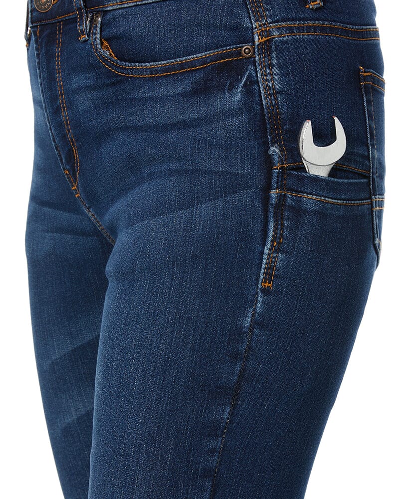 Womens Taped Jegging - Indigo - Image 8