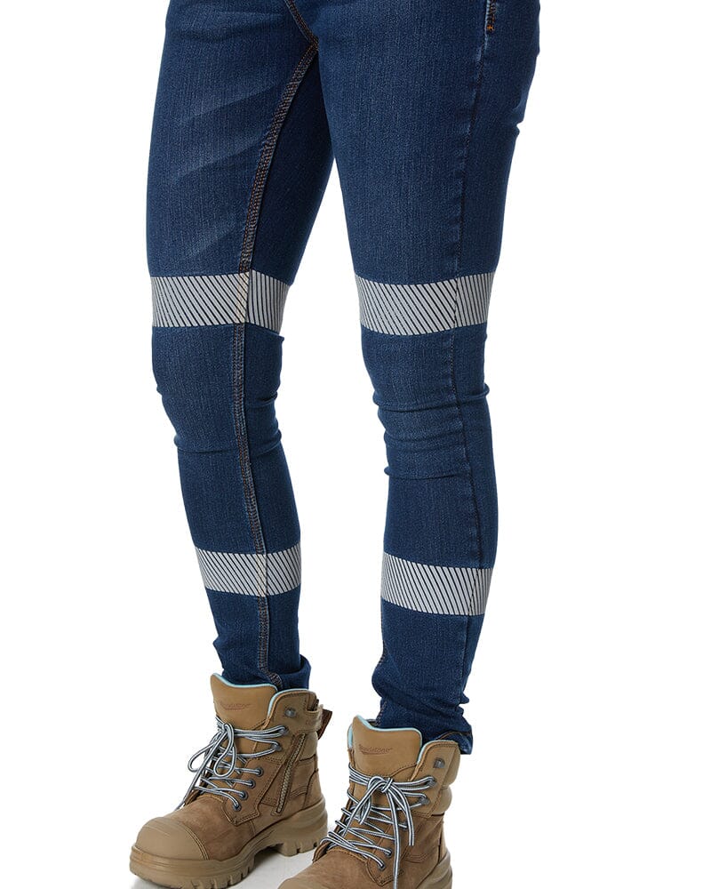 Womens Taped Jegging - Indigo - Image 9