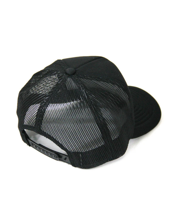 Hi Crown Trucker Cap - Black - Image 2