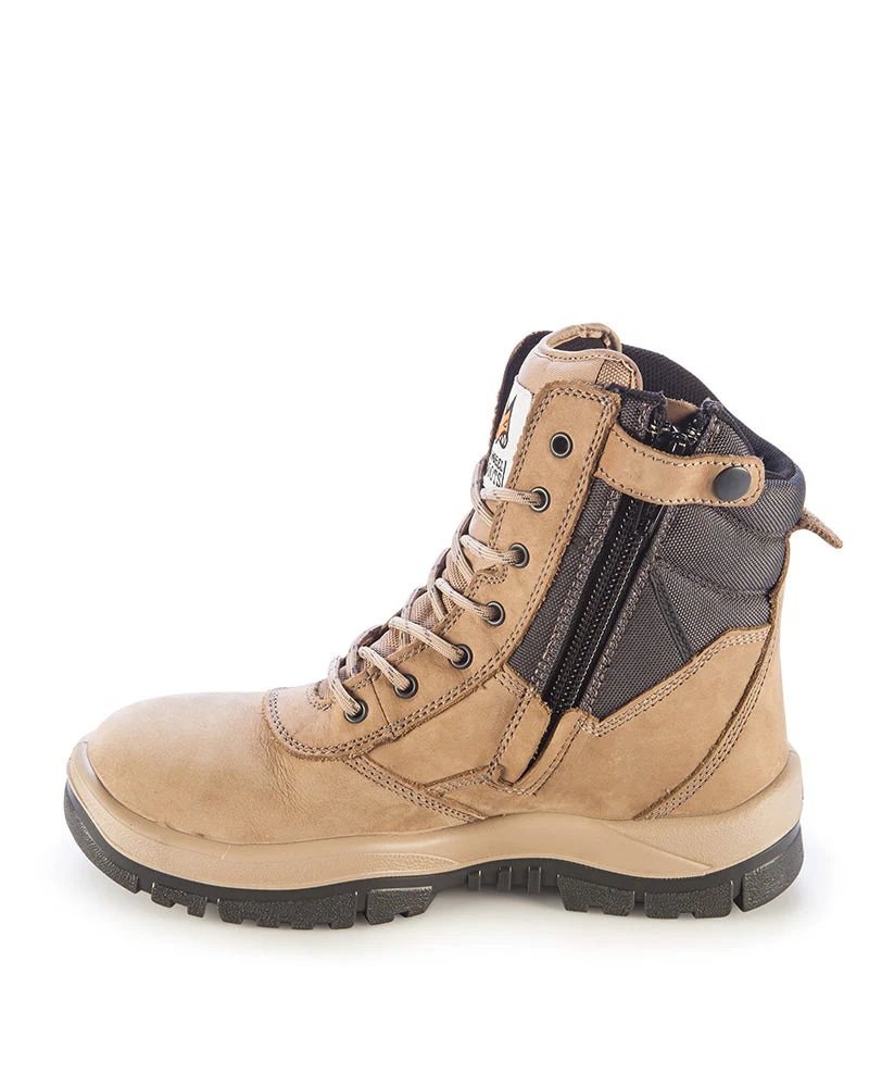 251 High Leg Zipsider Boot - Stone - Image 2