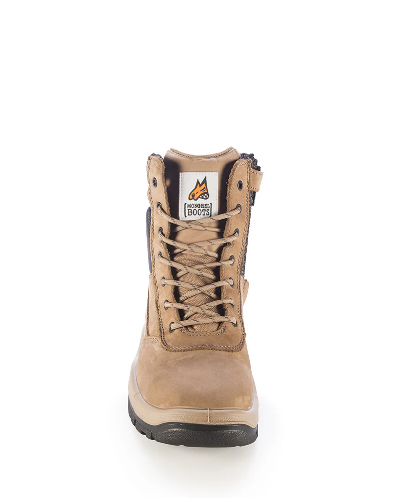 251 High Leg Zipsider Boot - Stone - Image 5
