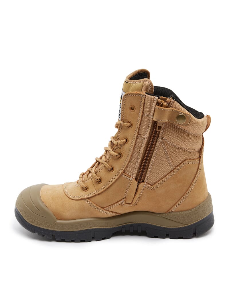 451 High Leg Zipsider Boot with Scuff Cap - Wheat - Image 2
